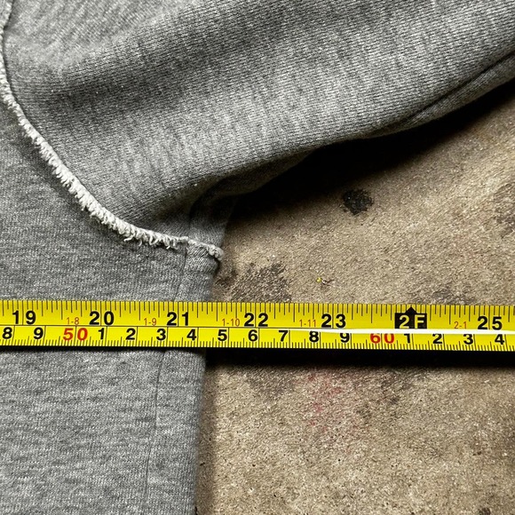 Vintage Long Highway 09 Faded Grey Orange Sweatshirt - Picture 5 of 6